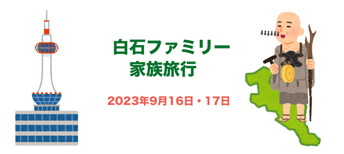 京都旅行表紙